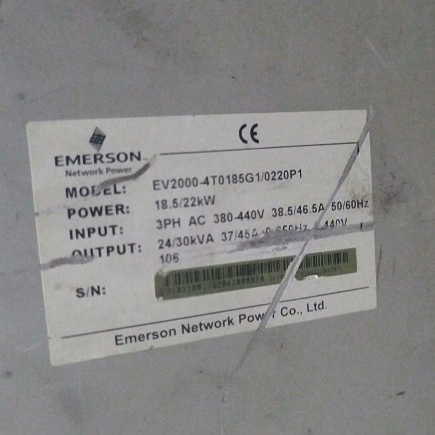 议价艾默生EV2000-4T0185G1-0220P1变频器拆机