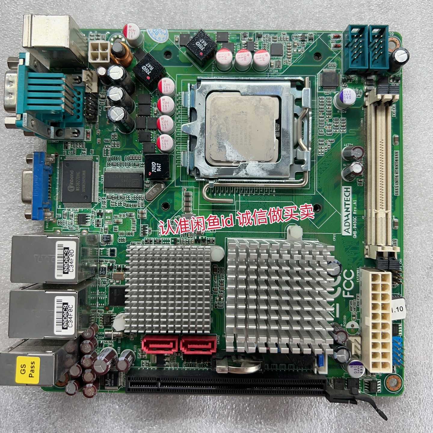 研华GMB-945GC主板REV:A1GMB945GC00询价