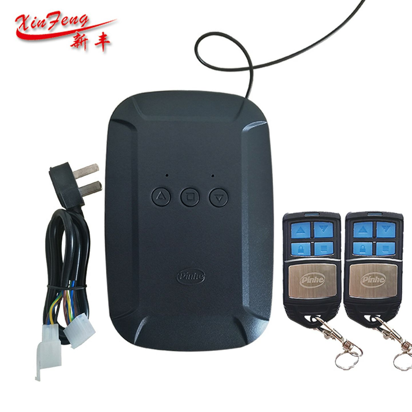 pinhe原厂平和PH-J08管状电机控制器卷帘门控制器车库门内置无线