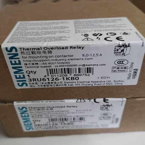 热过载继电器3RU6126-1KB0~询价
