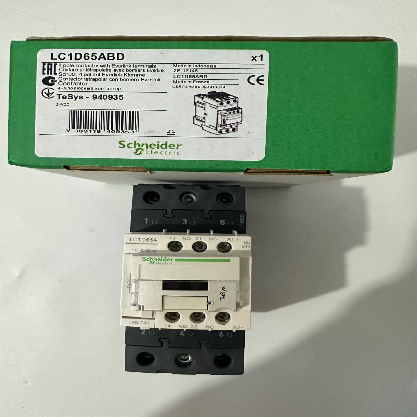 (询价)新款交直流接触器LC1D65ABDC LC1D40AB