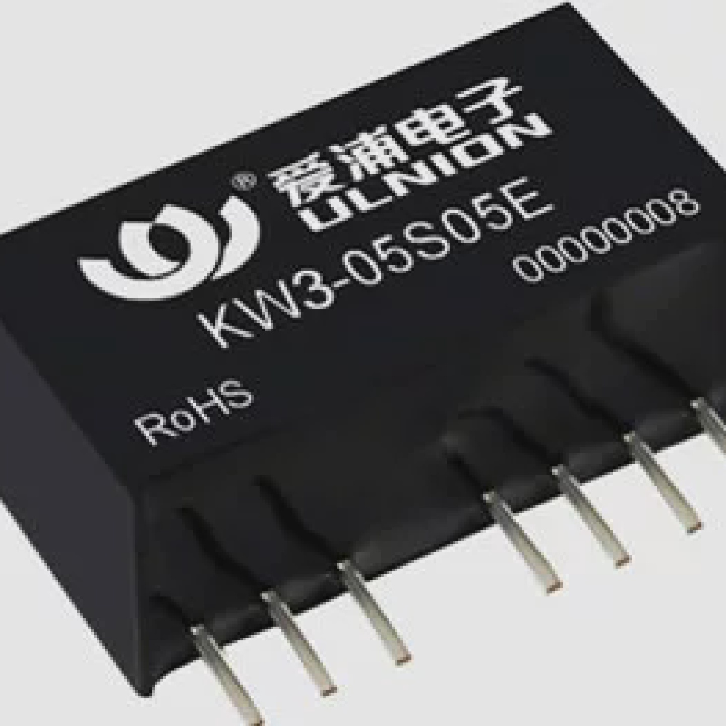 KW3-05S05E宽电压输入，隔离稳压输出隔离电压1500VDC电源模块