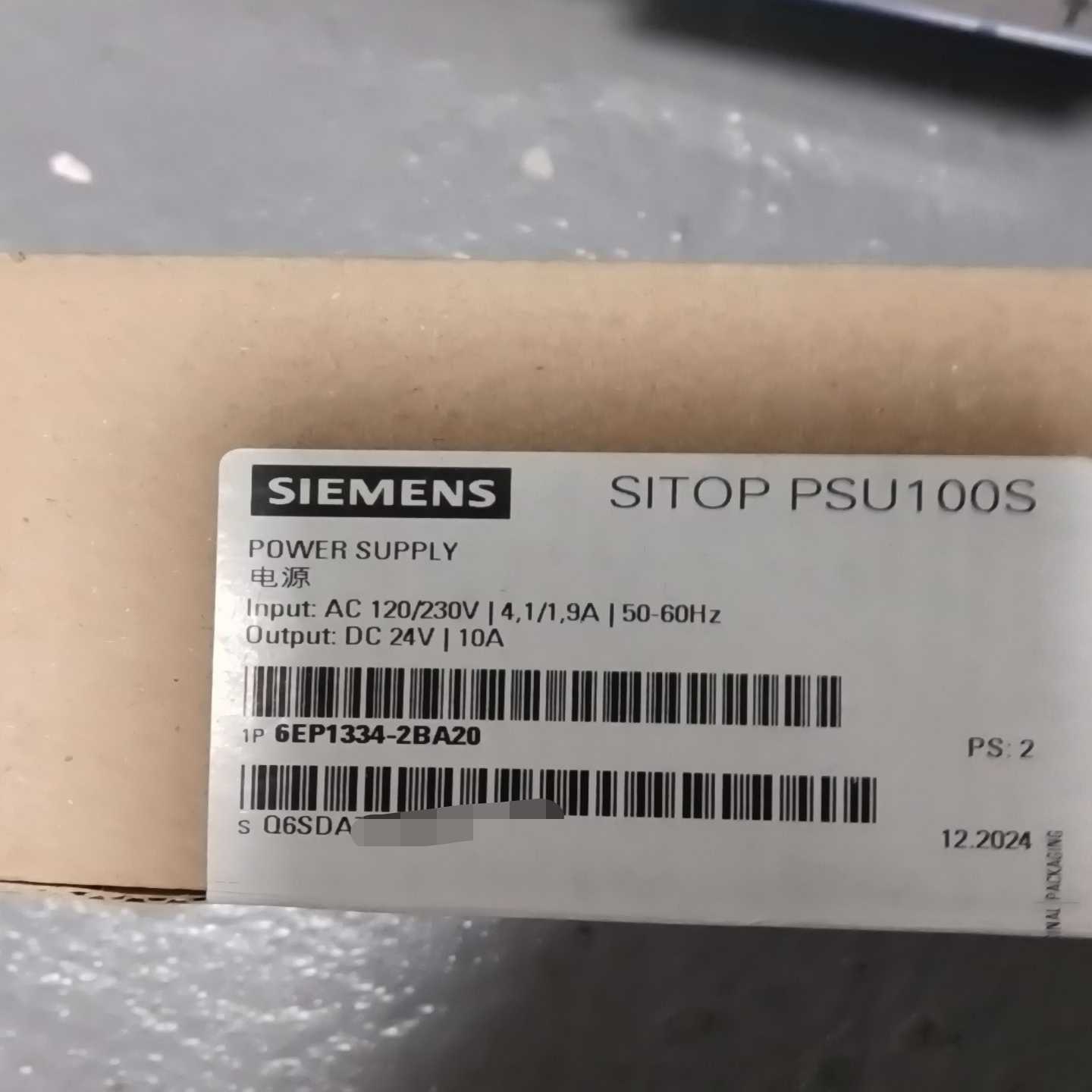 西门子6EP1334-2BA20SITOPPSU100S--议价商品