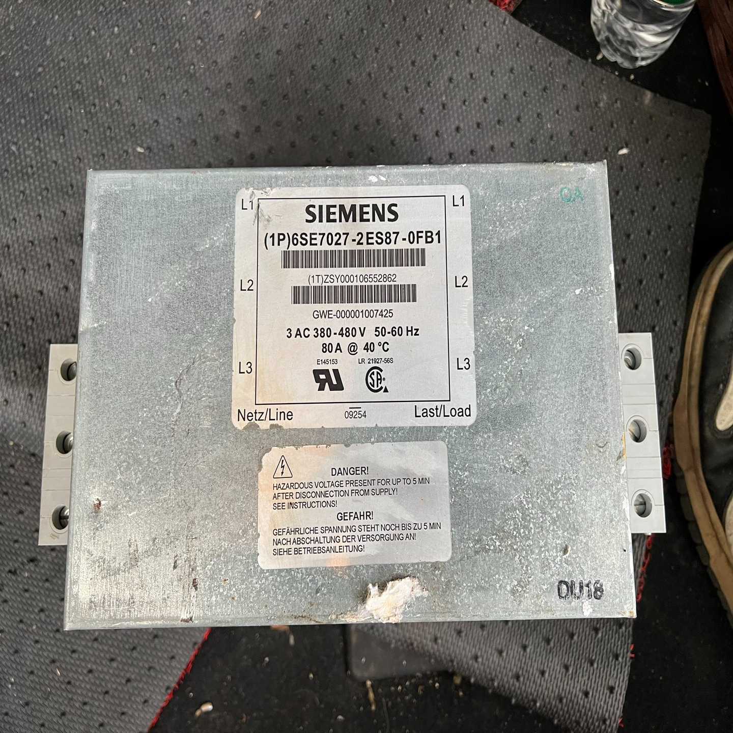 滤波器6SE7027-2ES87-OFB1询价