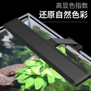 LED灯节能照明鱼缸灯水族箱适用小型水草缸灯防溅造景支架小