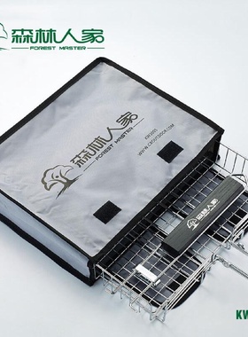 1【92%好评率】烧烤工具 不锈钢方形立体折叠烧烤网夹 汉堡烤架网