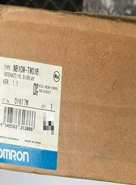 询价~未使用的OmronNB10W-TW01B触摸屏，实