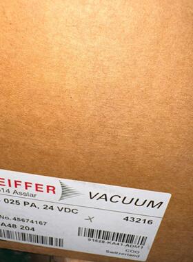 配件全新PFEIFFER普发真空计 真空角阀 AVC 025PA议价议价