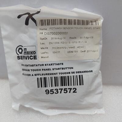 Panneau Tactile De Capteur Meiko 9537572 Bouton De Dmarrage