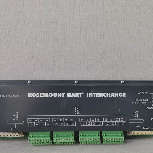 ROSEMOUNT ARCOM J386 INTERCHANGE MODULE VERSION 1 ISSUE 6