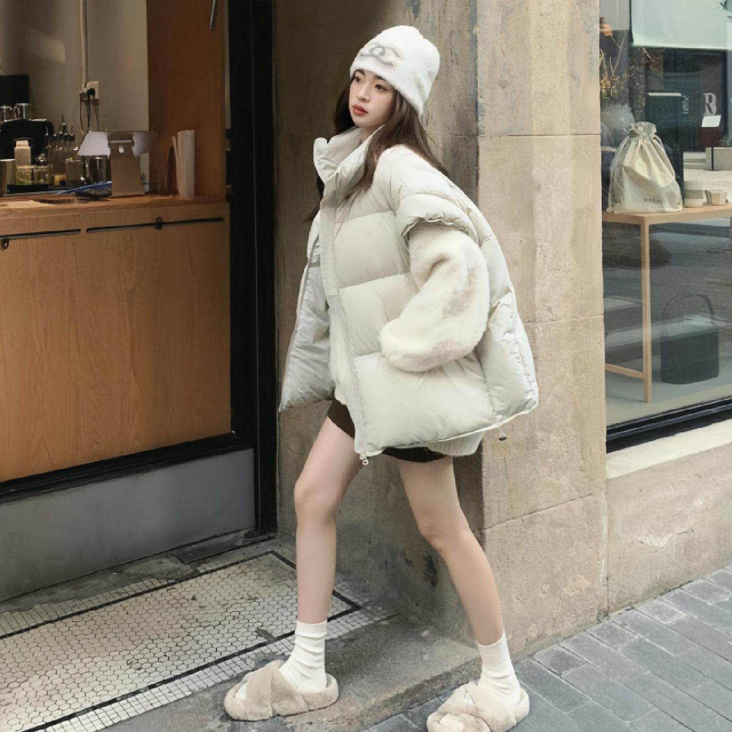 羽绒马甲背心女2025新款秋冬季坎肩外穿超好看宽松马夹外套小个子