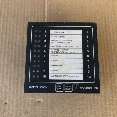 SELCO M20002961B CONTROLLER WITH M060001 SHUTDOWN UNIT