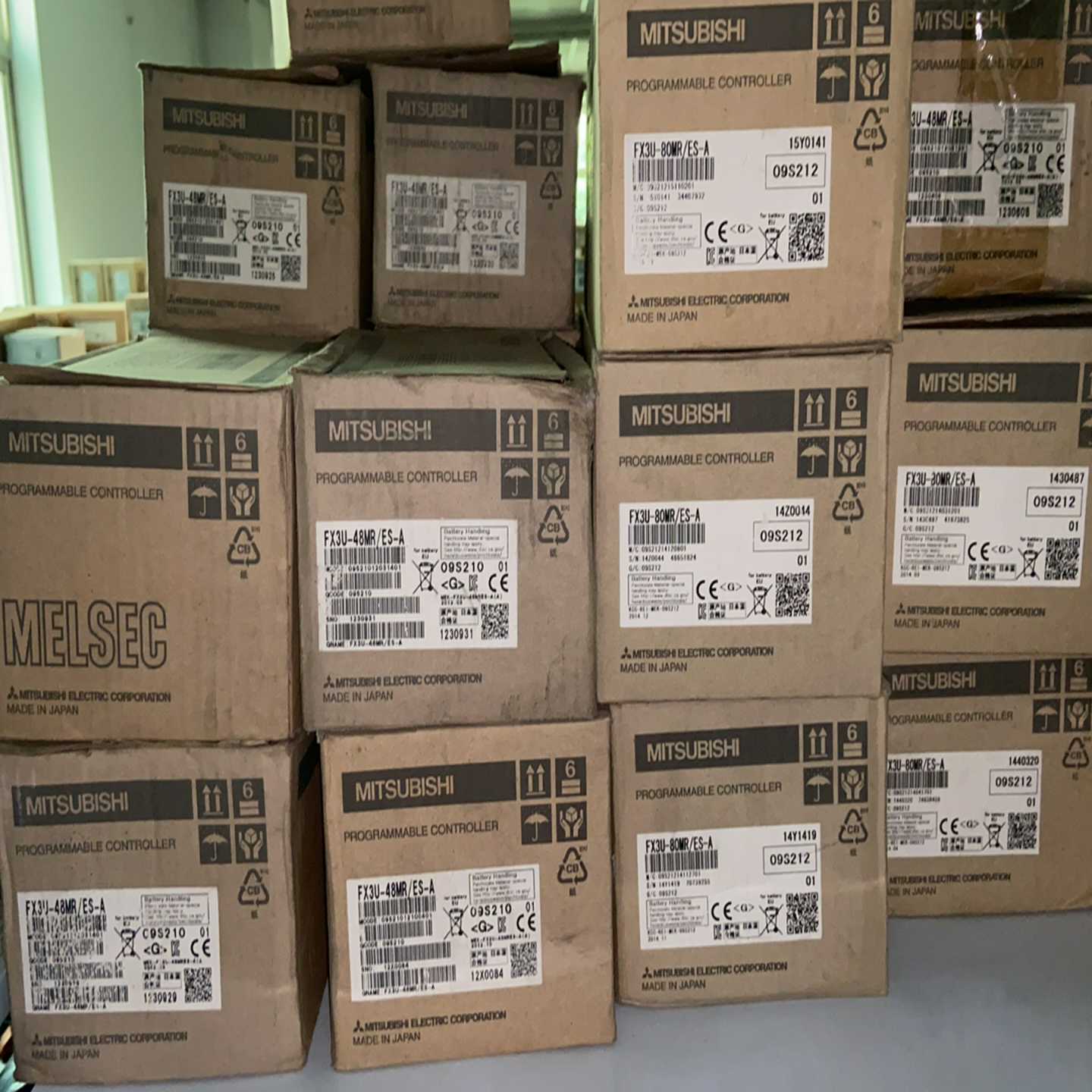 【请询价】全新正品三菱PLC型号有FX3U-48MRES-AFX