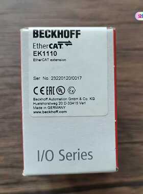 全新原装未拆封BECKHOFF倍福EK1110模块，原--议价商品