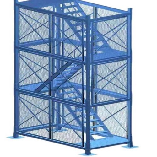 建筑安全梯笼工地防护爬梯桥梁墩柱盖梁平台施工安全梯笼箱体梯笼
