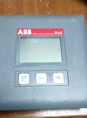 出ABB品牌的灰色RVC10-5A型号电力因素控制器，成色如--议价商品