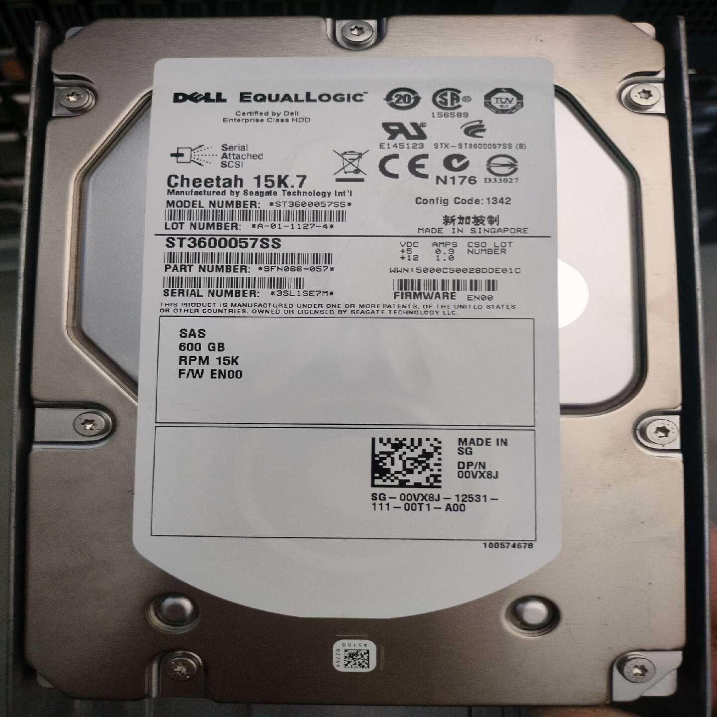 DELL600G15KSAS00VX8J002R3-议价