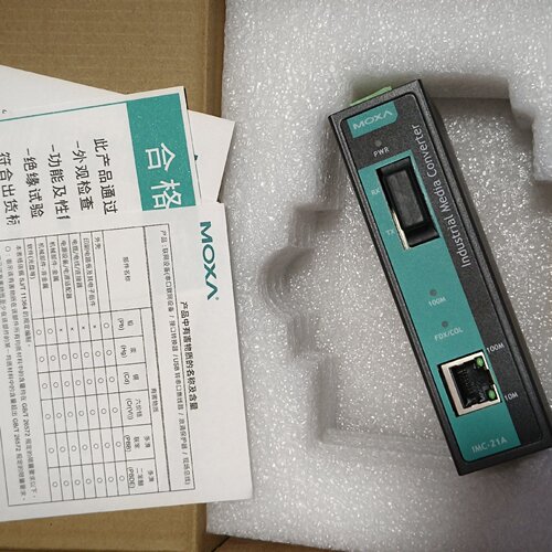 摩莎MOXAIMC21AMSC光电转换器全新-议价