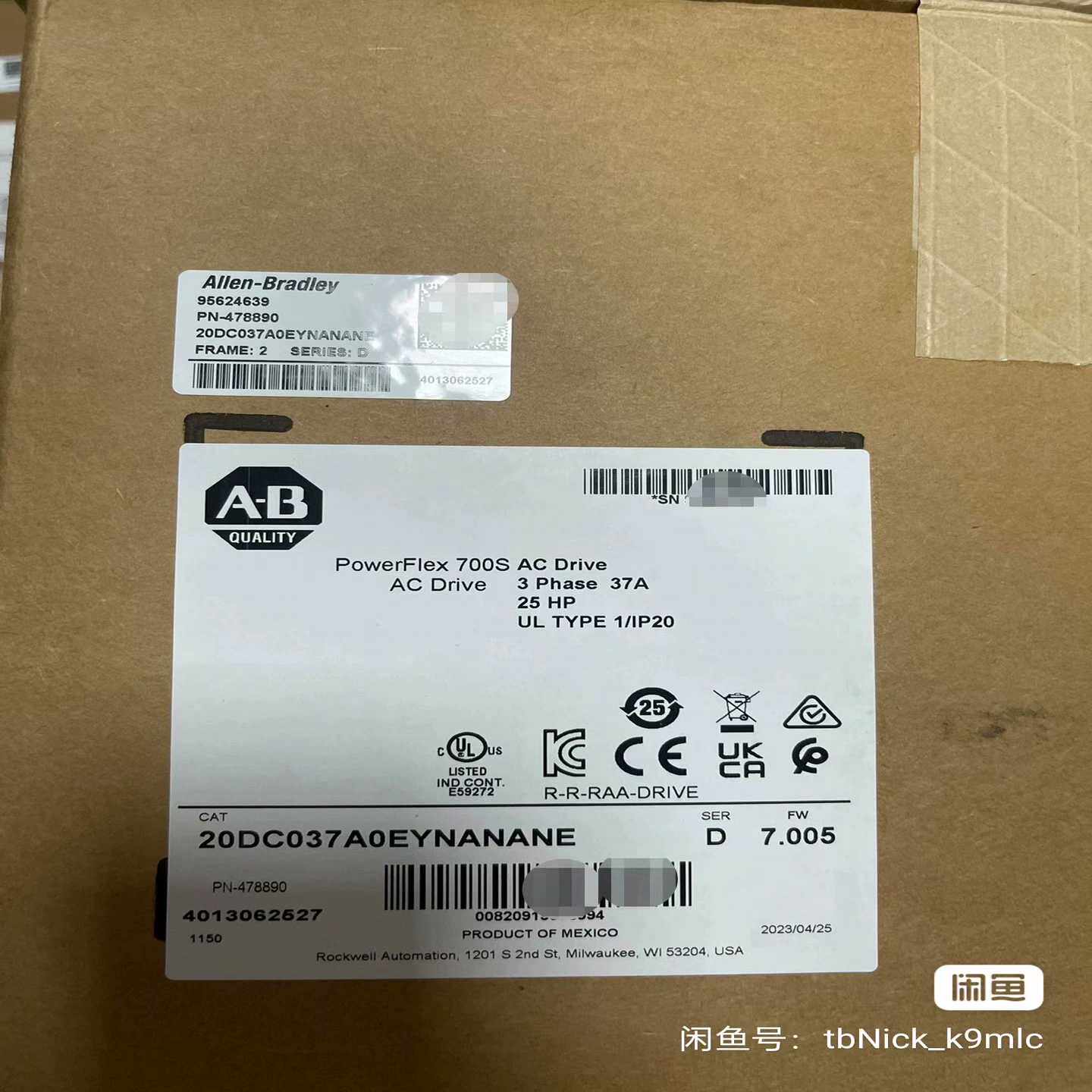 20DC037A0EYNANANE询价