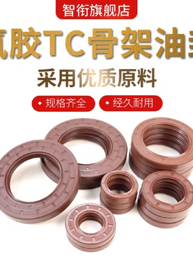 氟胶TC骨架油封12/12.54/13/*23*25*25.48*26*28*30*35*6.35/8/10