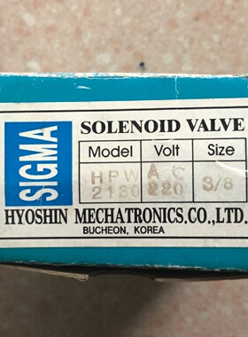 配件Autosigma流体电磁阀W2130AC220议价