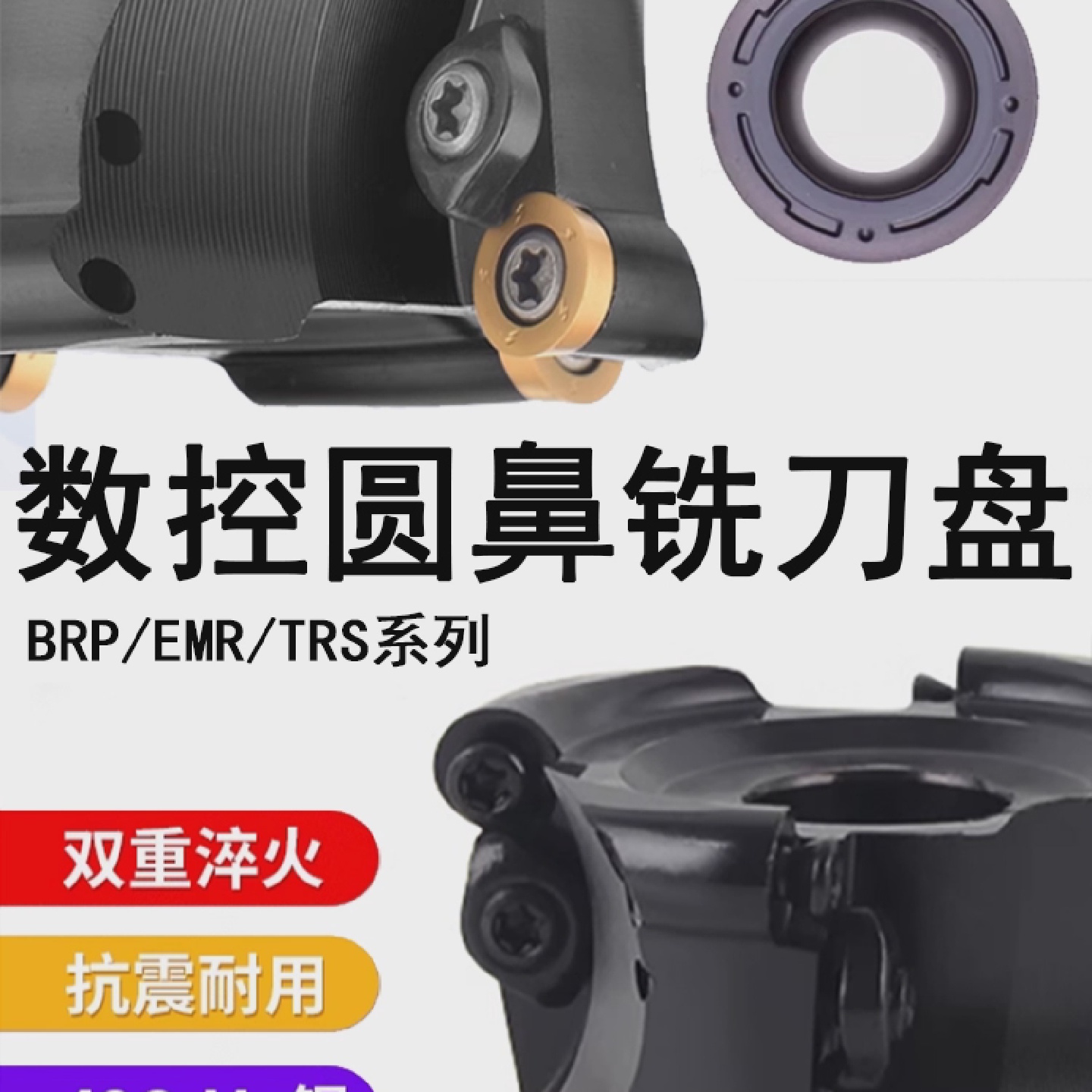 50R5圆鼻铣刀盘63R6飞刀盘EMR刀盘TRS/EMRW R50/R63/R80/100/125
