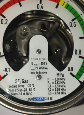 德国威卡WIKASF6气体密度继电器233.52.1