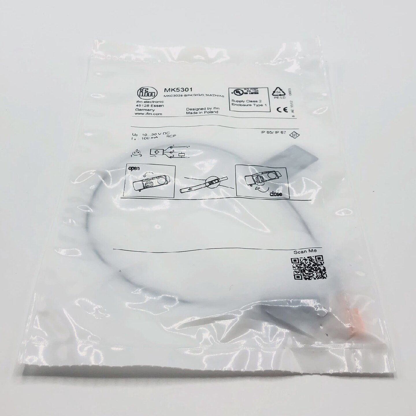 议价Ifm Electroc Mk5301 Sensor Mkc3028BpkgG03MZhAs Sealed适