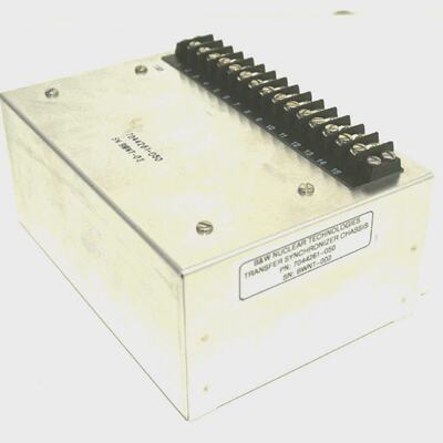 Used BW Nuclear 7044261050 Transfer Synchronizer Chassis 704