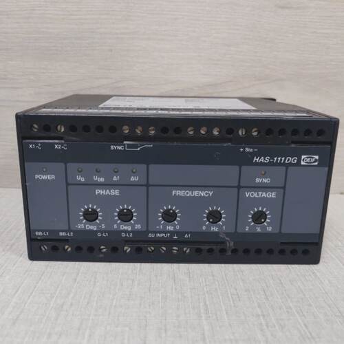 DEIF HAS111DG SYNCHRONIZATION  CIRCUIT BREAKER CLOSING 220VA