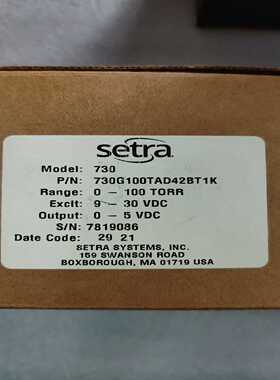 【议价】西特真空计730G100TAD42BT1K，0-100Tor适用
