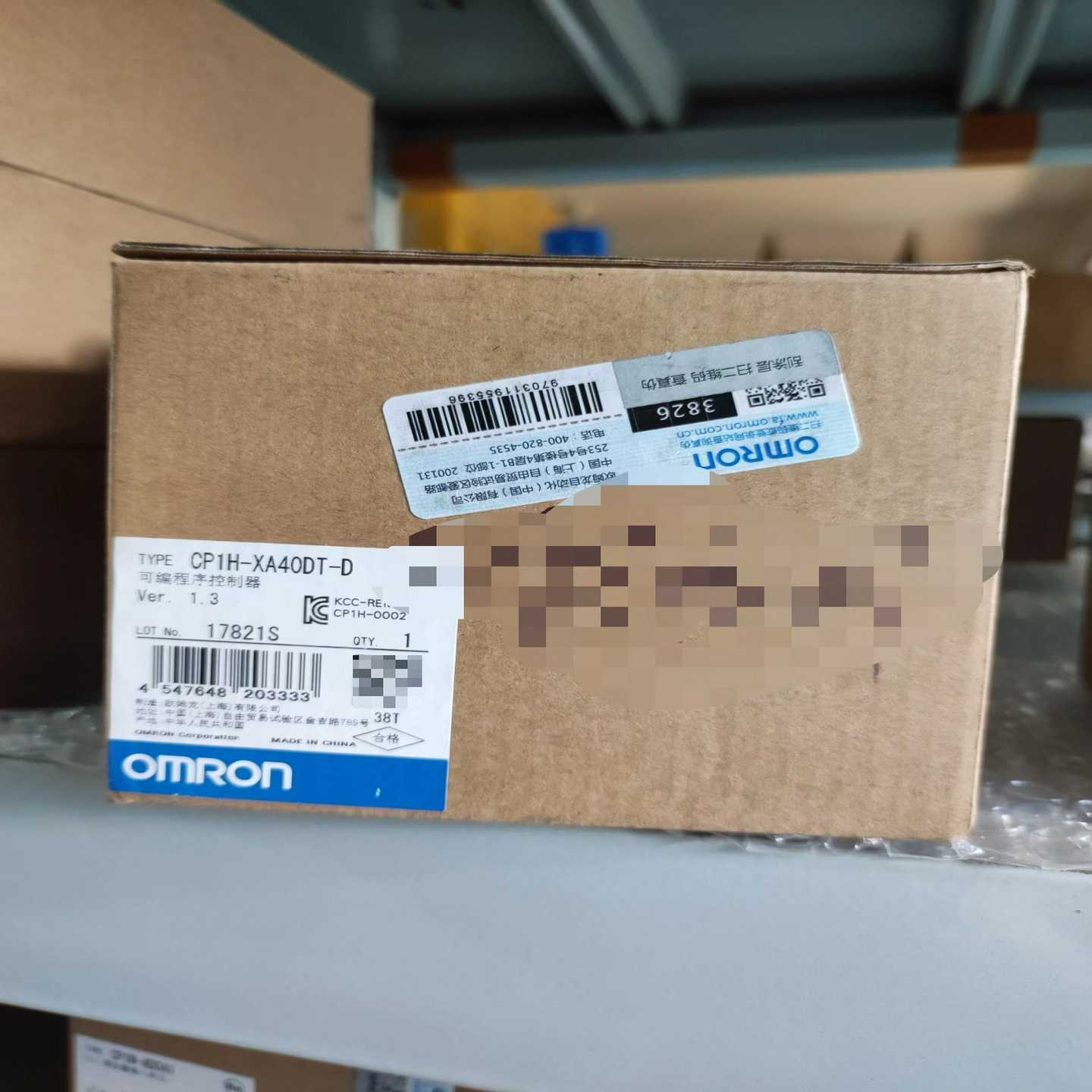 询价全新欧姆龙CP1H-XA40DT-D原装正品，开封，外包装