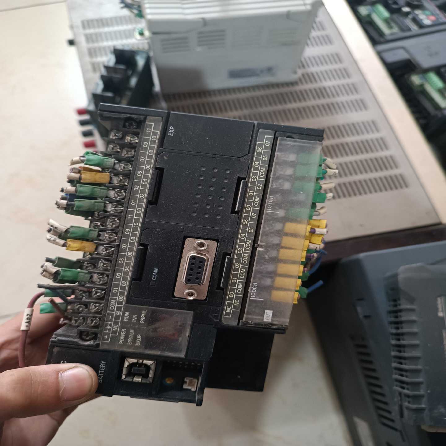 plc，cp1h-x40dt，的，底部破损如图询价