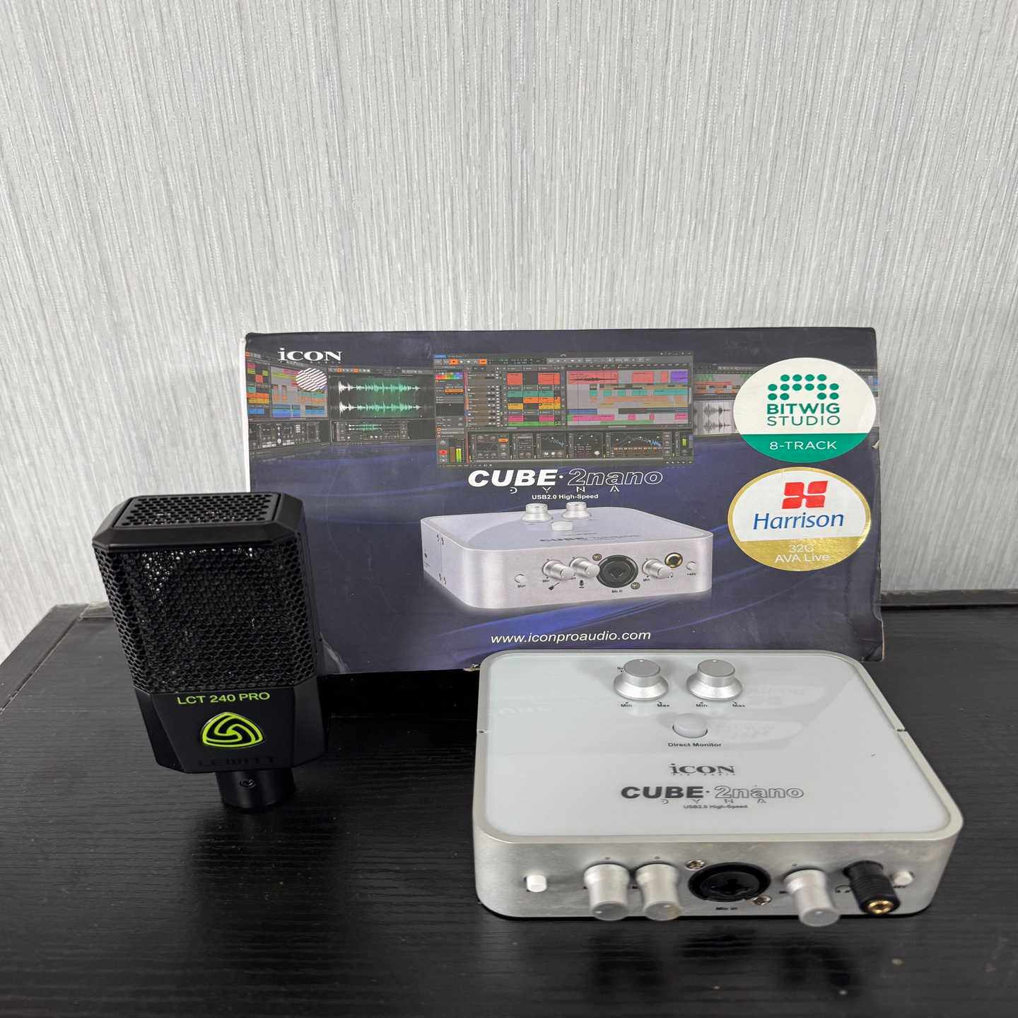 艾肯2nano五代声卡莱维特LCT240PRO电容麦套装--议价商品