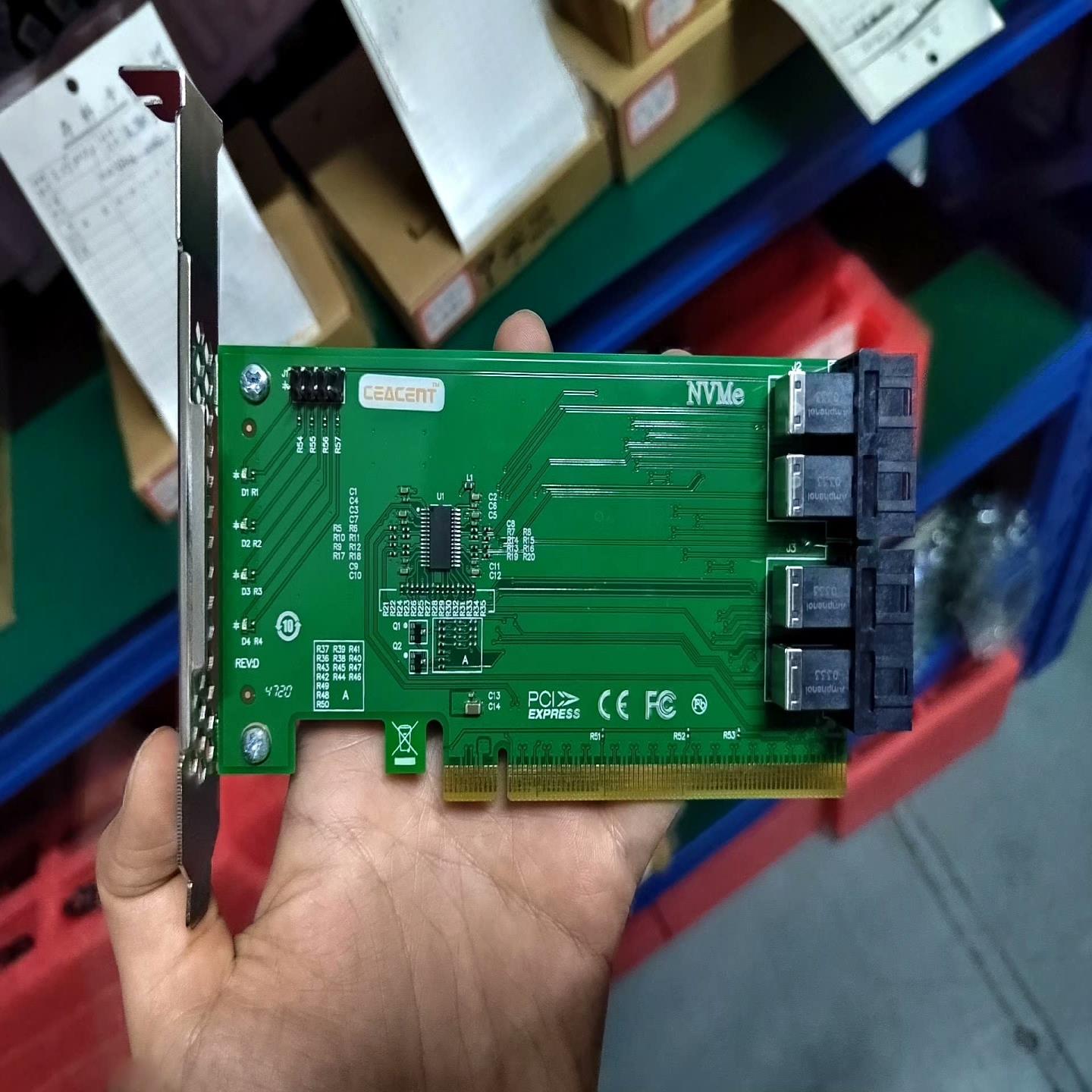 询价~CEACENT ANU24PE16 NVMe u.2转pci