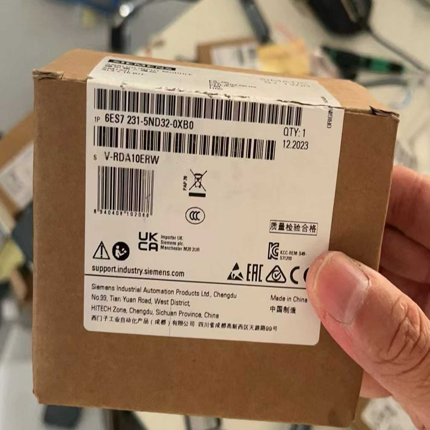 6ES7231-5ND32-0XB0仅拆封。保内询价
