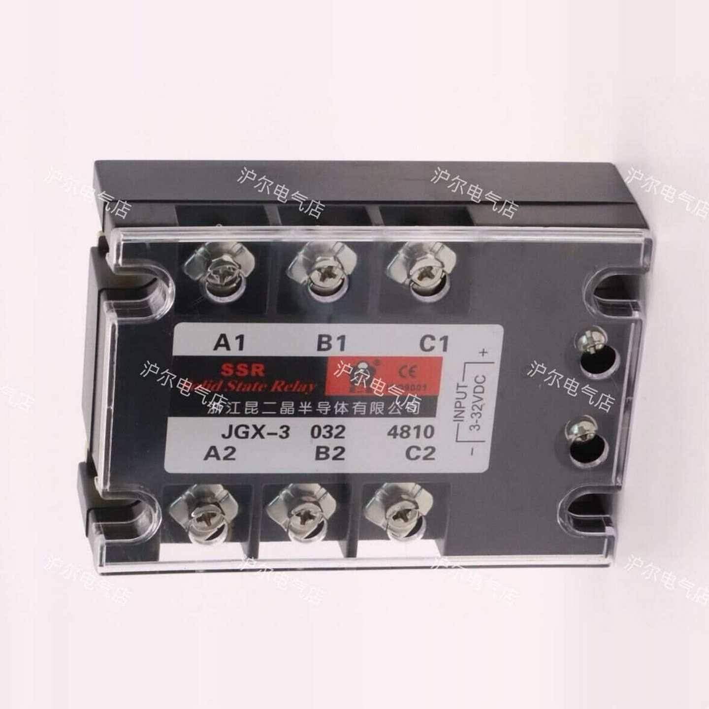 正品昆二晶固态继电器JGX-303248100三相100A