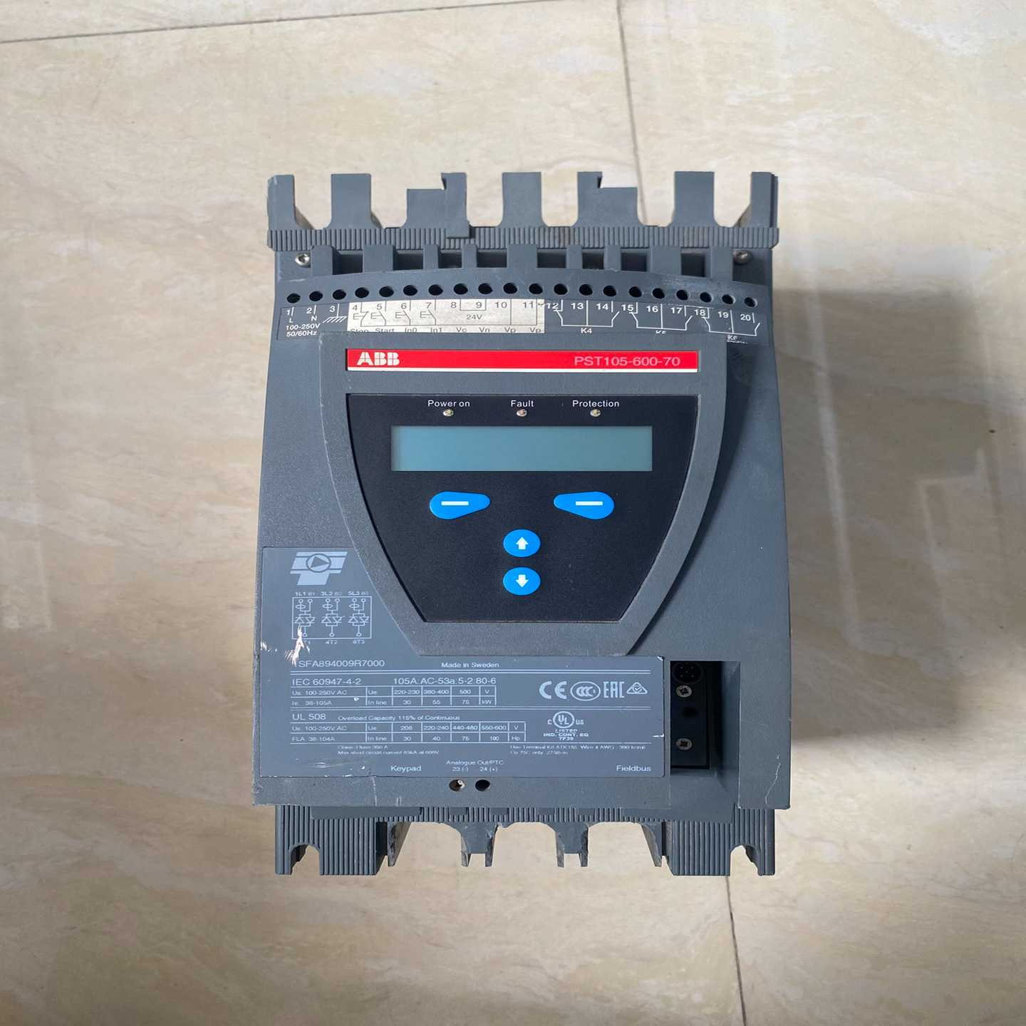 询价ABB软启动器PST105-600-701SFA89400