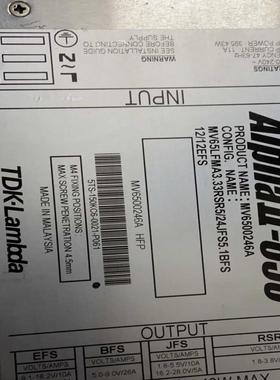 （议价)原装正品 兰达 TDK LAMBDA Alpha II-650 电源 MV6500246A