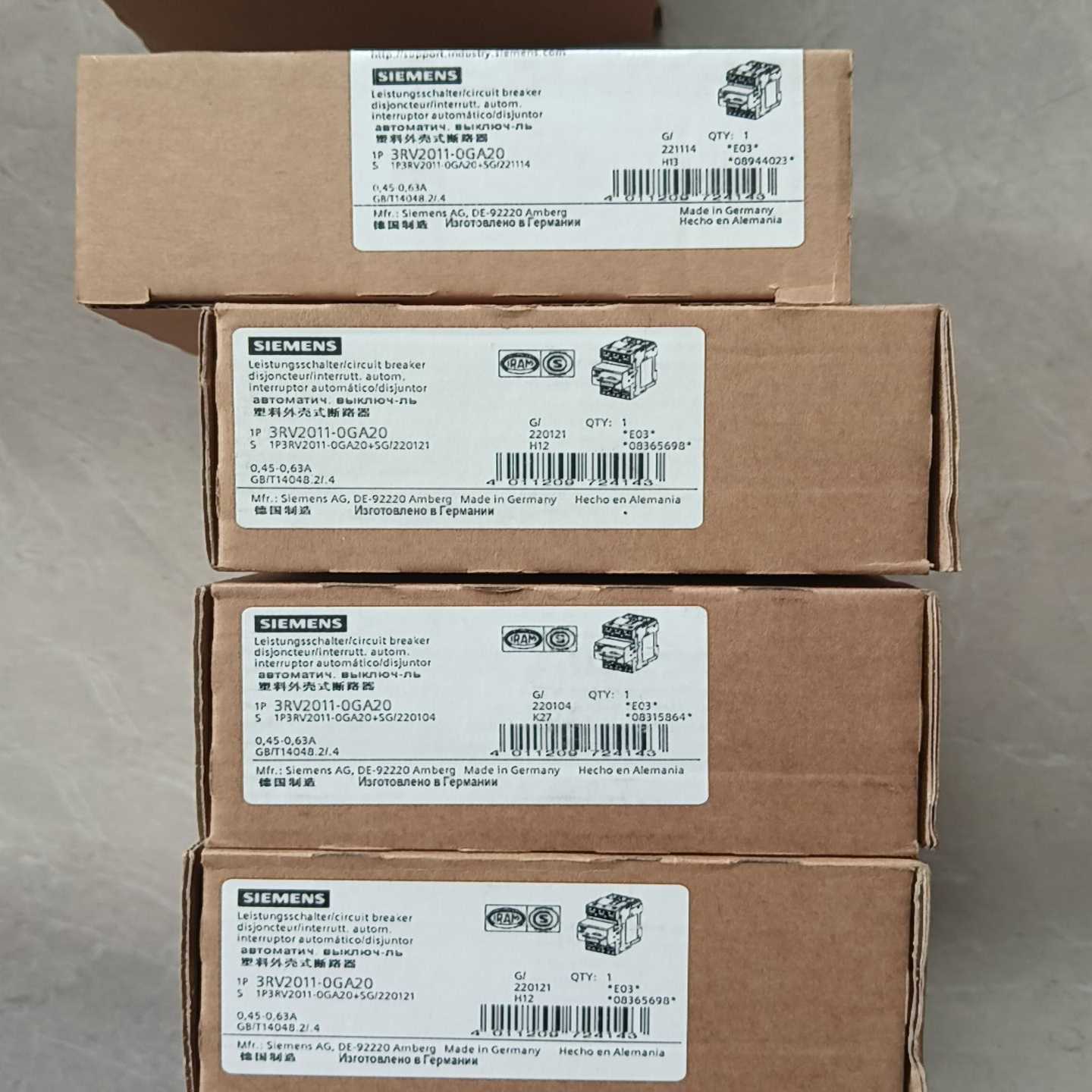 3RV2011-0GA20马达保护器询价