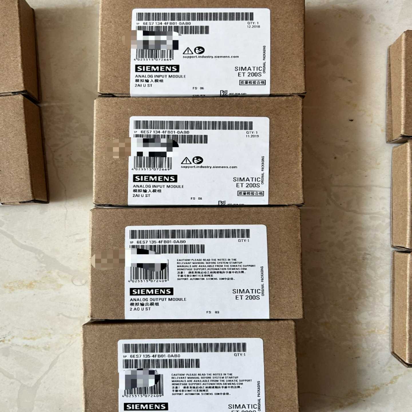 6ES7135-4FB01-0AB0未拆封的联系询价