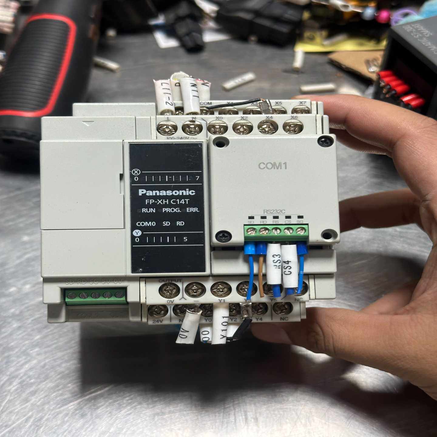 （议价）plc控制器，FP-XHC14T功能正常