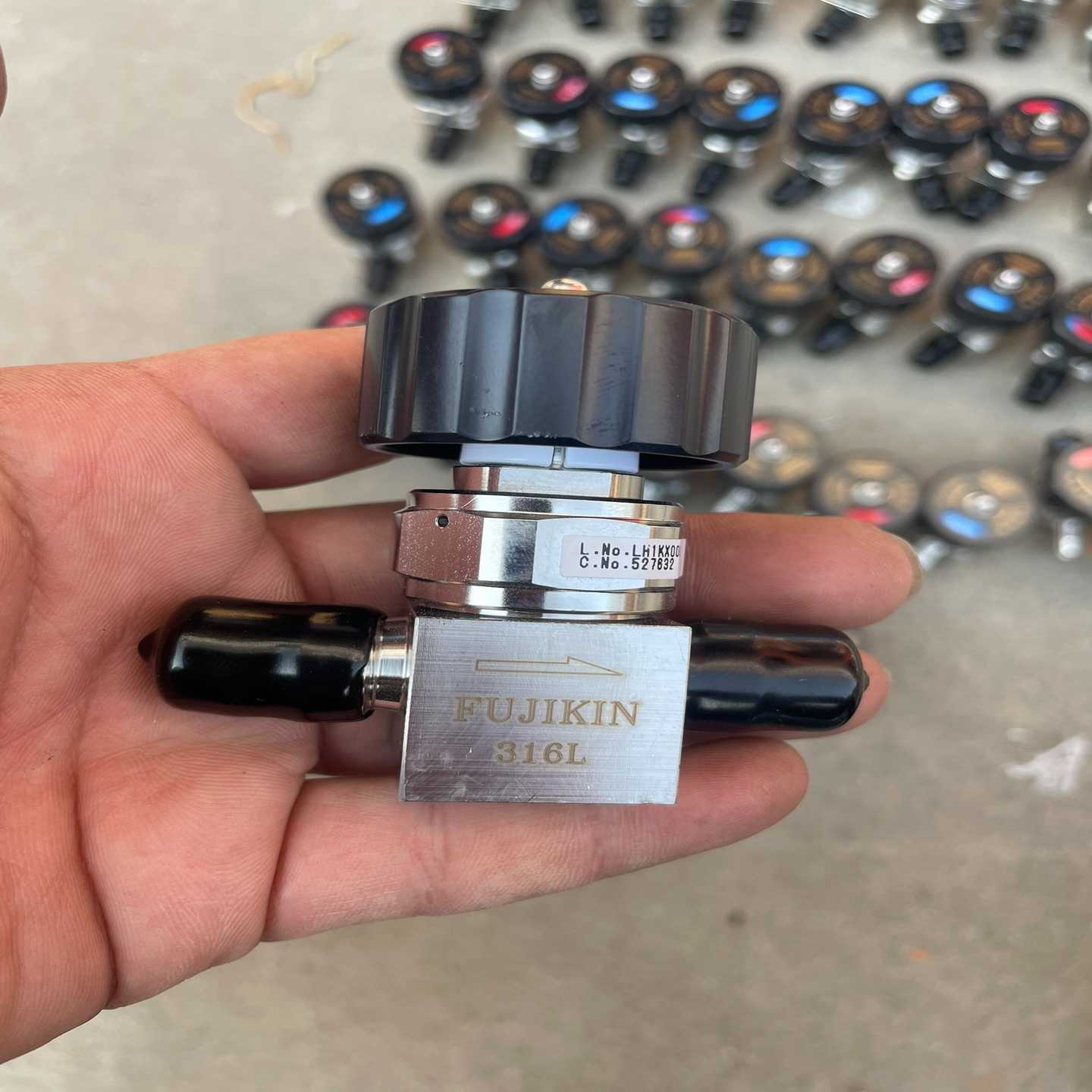 咨询-金手动隔膜阀1/4公头件