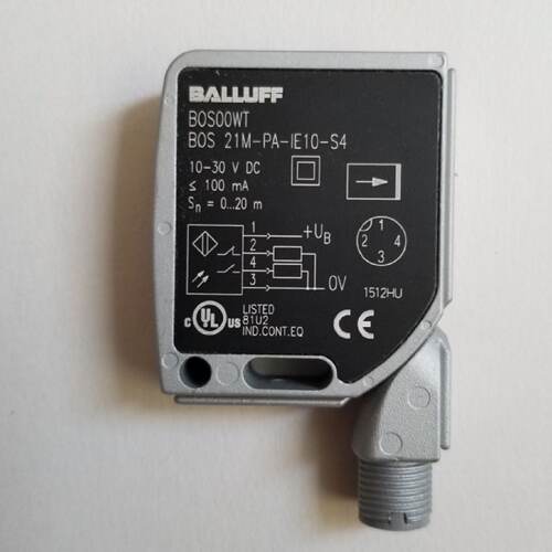 询》BOS21MPAIE10S4原装正品BALLUFF巴鲁夫光电传感器BOS00WT