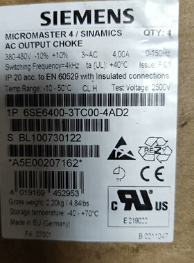 【询价】6ES6400-3TC00-4AD2