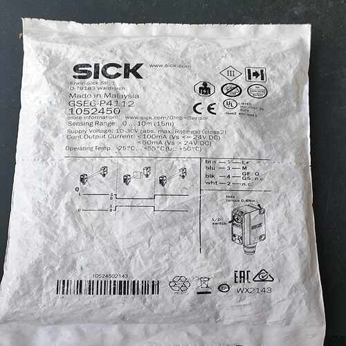 德国SICK传感器1052450 GSE6-P4112有2个~询价