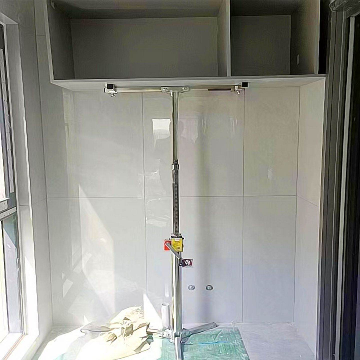 挂吊柜橱柜安装支架神器支撑杆升降机加厚折叠支架不锈钢承重便携