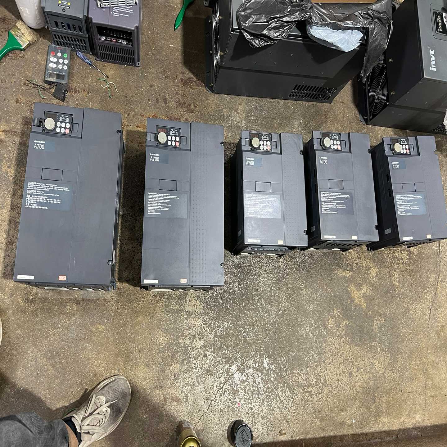 三菱A740变频器15KW,22KW,实物拍摄,成色漂亮,一--议价商品