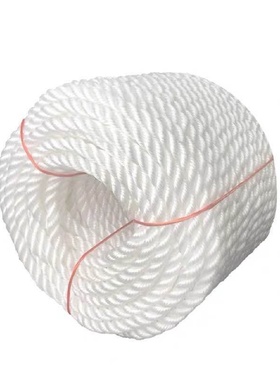 船用缆绳八股尼龙绳三股高强丙纶捆绑绳高分子扭绳耐磨锚绳长丝绳