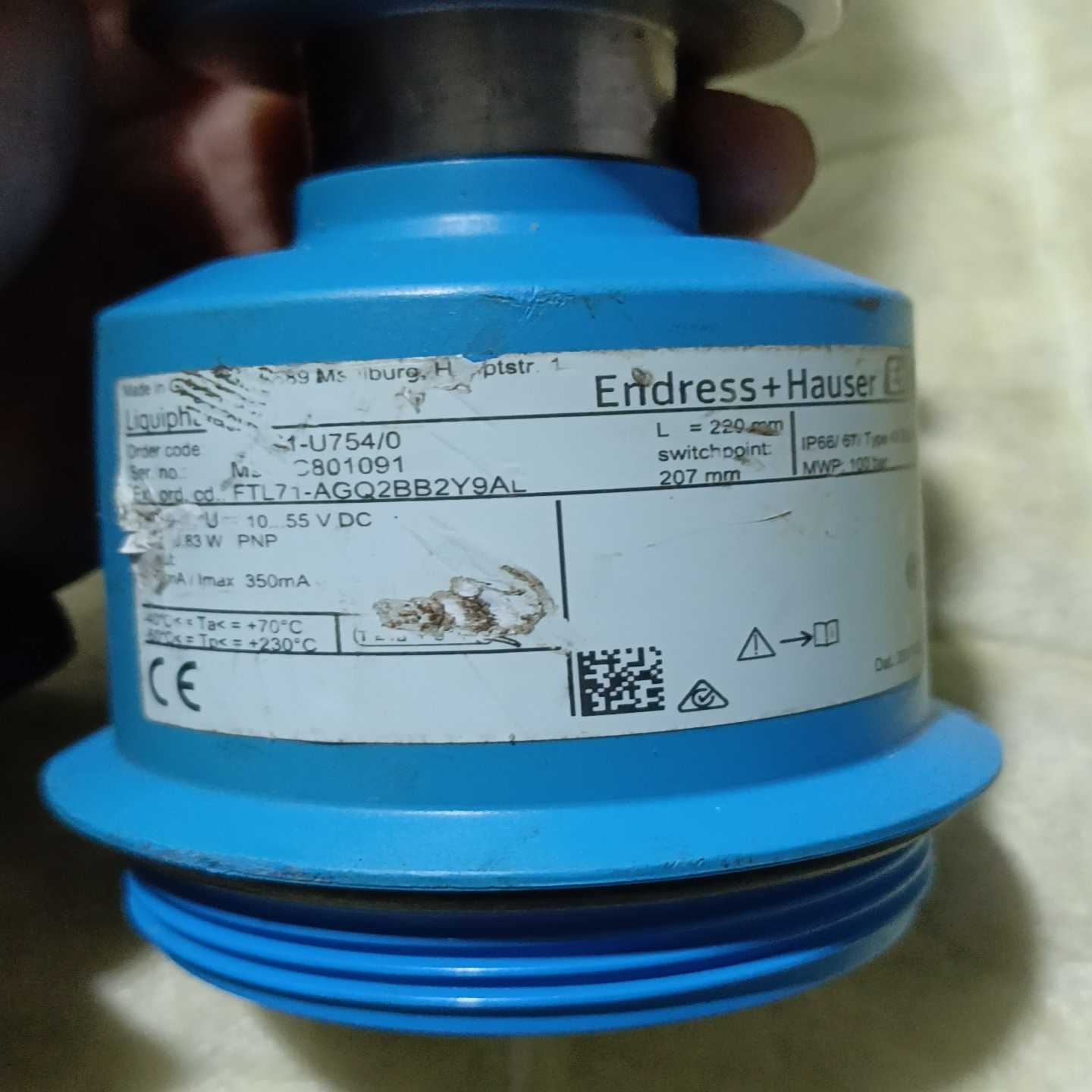 咨询-两只EH音叉液位计FTL71-AGQ2BB2Y9AL